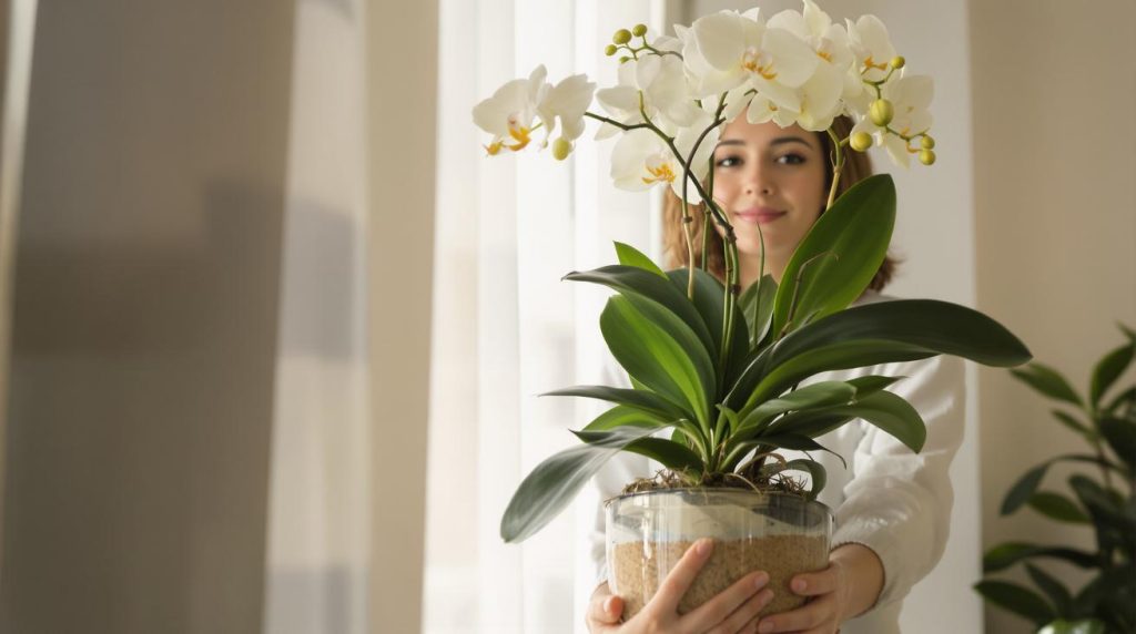 Orchidée sans fleurs malgré de belles feuilles : c'est cette erreur que presque tout le monde commet